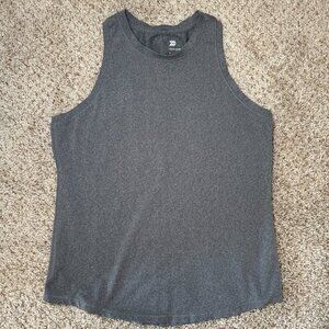 All in Motion athletic workout tank racerback gray size small